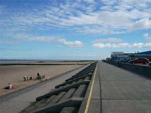 Sandy beaches at Prestatyn